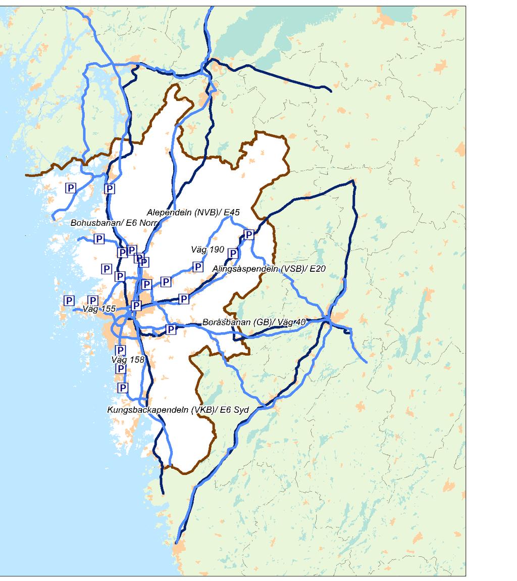 Bilaga till avtal om genomförande av Västsvenska paketet, Block 2 Bilaga 15 Projekt 413: Pendelparkeringar Block 2 Projektet ingår i