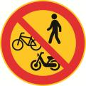 förbjuden C10 12 C12 Cykelåkning och körning med moped