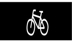 8 M8 Cyklist En vit cyklistmarkering används på cykelfält, cykelbanor, fortsättningar på cykelbanor och väntplatser för cyklister.