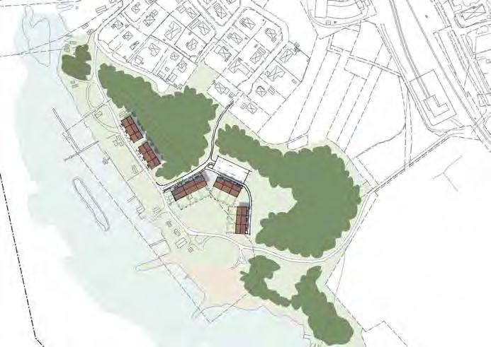 parkering Tyskgården Det bör vara möjligt att uppföra ett högre hus i norra delen av området, omkring 6-8 våningar.