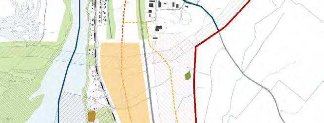 planområde Avgränsning delområden Område möjligt för utveckling av nya bostäder