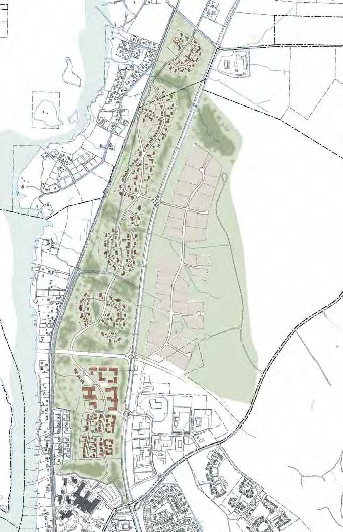 Vasslarängsbäcken bostäder hållplats Inlandsbanan verksamheter/ industri möjligt