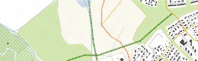 0,4 0,8 Kilometers Fornlämning, linje Fornlämning, område Grönstråk som ska