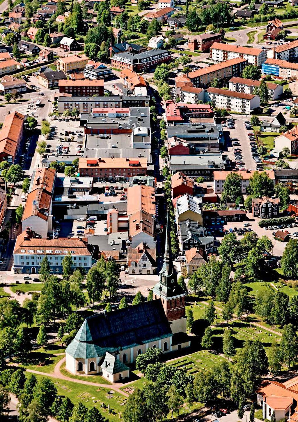 STADSBYGGNADSVISION Visionen för tätortens fysiska utveckling är en utveckling av Centrumutvecklingsplanens vision kombinerad med den strategiska planens mål och strategier för åren