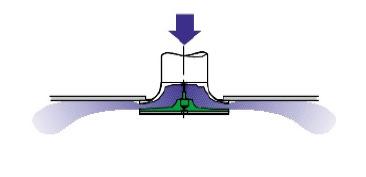 control in a wide flow range (5-100 %) Stable supply air pattern in a wide flow range Quiet diffuser operation in wide flow