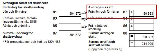 Ett tips är att du klickar på kolumnrubriken Värde för att sortera efter belopp, detta underlättar om du exempelvis har många anställda med belopp under 1000 kr i ackumulator 111, som ska räknas bort.