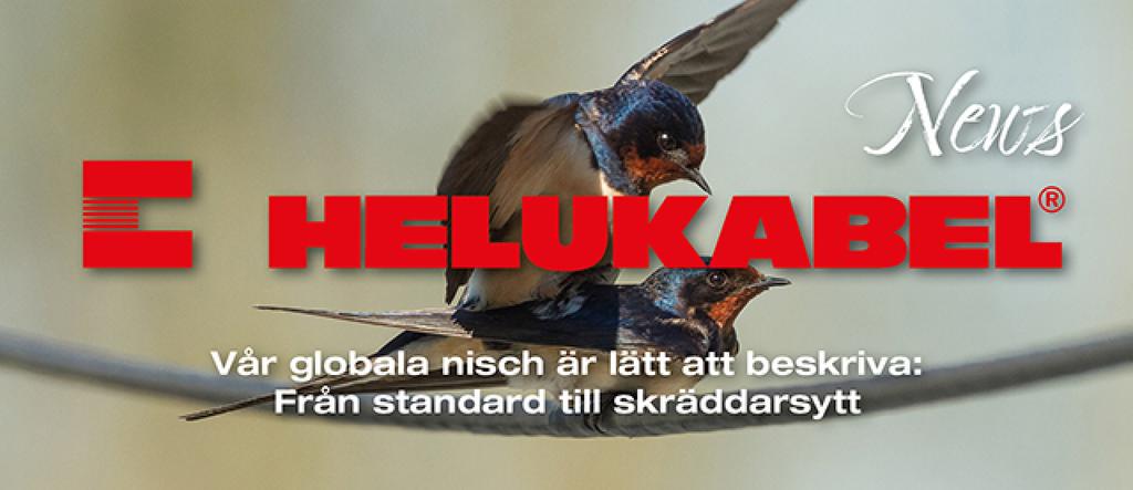 Nyhetsbrev från Helukabel Sverige # 2/2017 ELMÄSSAN NORR 6-7 SEP Helukabel ställer ut i Umeå Elmässan är Nordens största mässa för elinstallation, belysning och fiber.