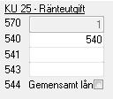 Lägg upp en löneart som du använder vid löneberedning och knyt ackumulatorn 540 till denna löneart.