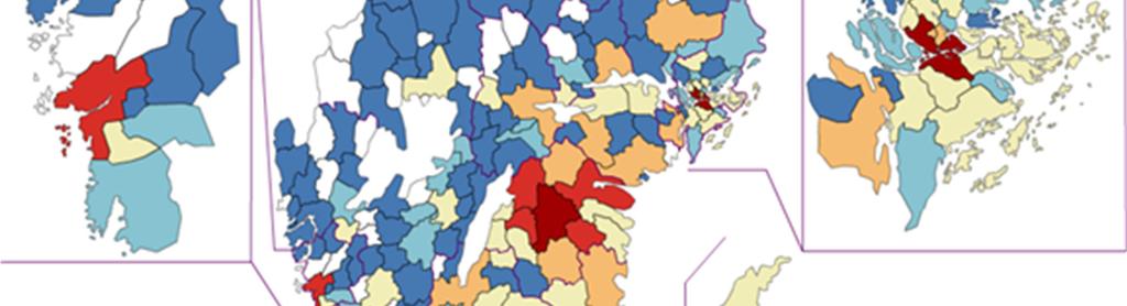 studeras kan det noteras att barn födda i 227 kommuner någon gång har bott i Linköpings kommun.