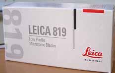 ..14 0358 38925 Bild 52 Leica högprofilblad för engångsbruk typ 818 Längd 80