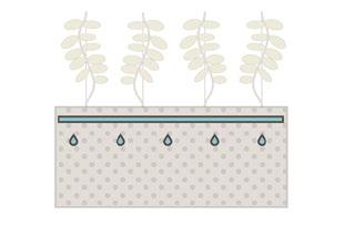 Green City Facade Planter Planteringkärl anpassade specifikt för fasadprojektet Kombinera med vajerspaljé eller laser/vattenskuren spaljé Utförande i lackad plåt, cortenplåt eller varmgalvaniserad