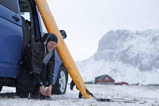 REPORTAGE de testat på vågsurfing för första gången.