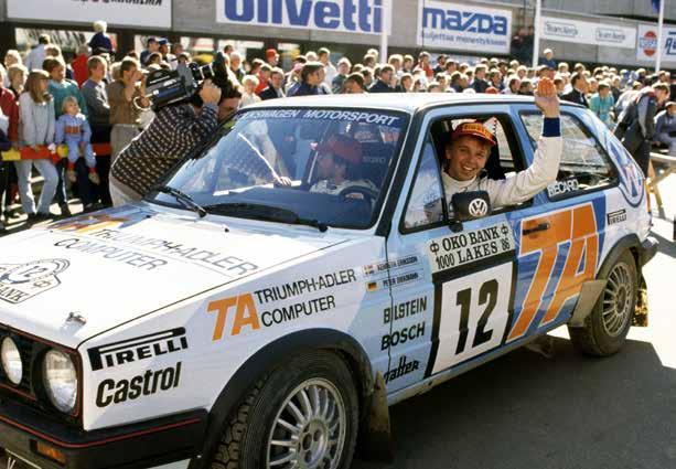 Alltså något att sikta på över ett krön eller sväng. Enligt rallylegenden Per Eklund är speciellt sista milen det värsta/bästa (välj den du tycker passar) vi har i rallyväg i Sverige.