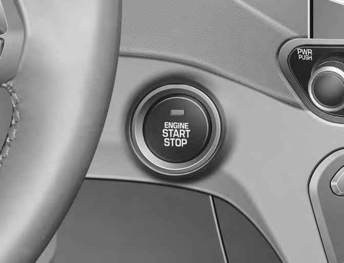 Räddningsinsatser 18 Stäng av funktionerna i bilen med START-/STOPP-knappen När bilen säkert står stilla ska både 12-volt- och högvolt-systemet stängas av.