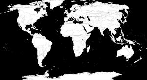 I områden nära ekvatorn såsom mellersta Afrika, Indien och