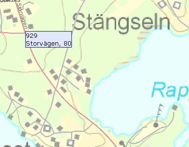 Mät Verktyget används för att mäta sträckan mellan två punkter. Klicka på den punkt du vill mäta från. Håll ner vänster musknapp och dra till slutpunkten.