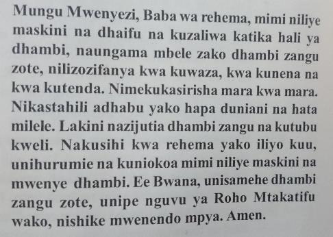 KONTRAST Gudstjänst i Marangu, Tanzania 5 februari 2017 Går ner för den redan solvarma stentrappan klockan halv tio söndag förmiddag.