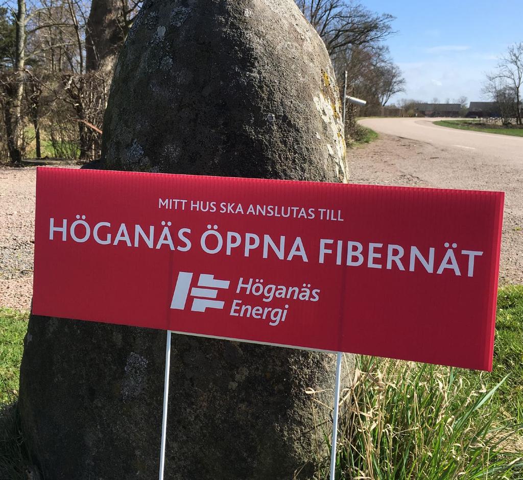 ENERGIBLADET Information från Höganäs Energi - April 2017 LADDSTOLPE FÖR BESÖKARE FIBER TILL ALLA I KOMMUNEN ÄNNU MER EL I TANKARNA FIBER PÅ LANDSBYGDEN TVÅ SÄTT ATT SE DIN ELFÖRBRUKNING VI GER