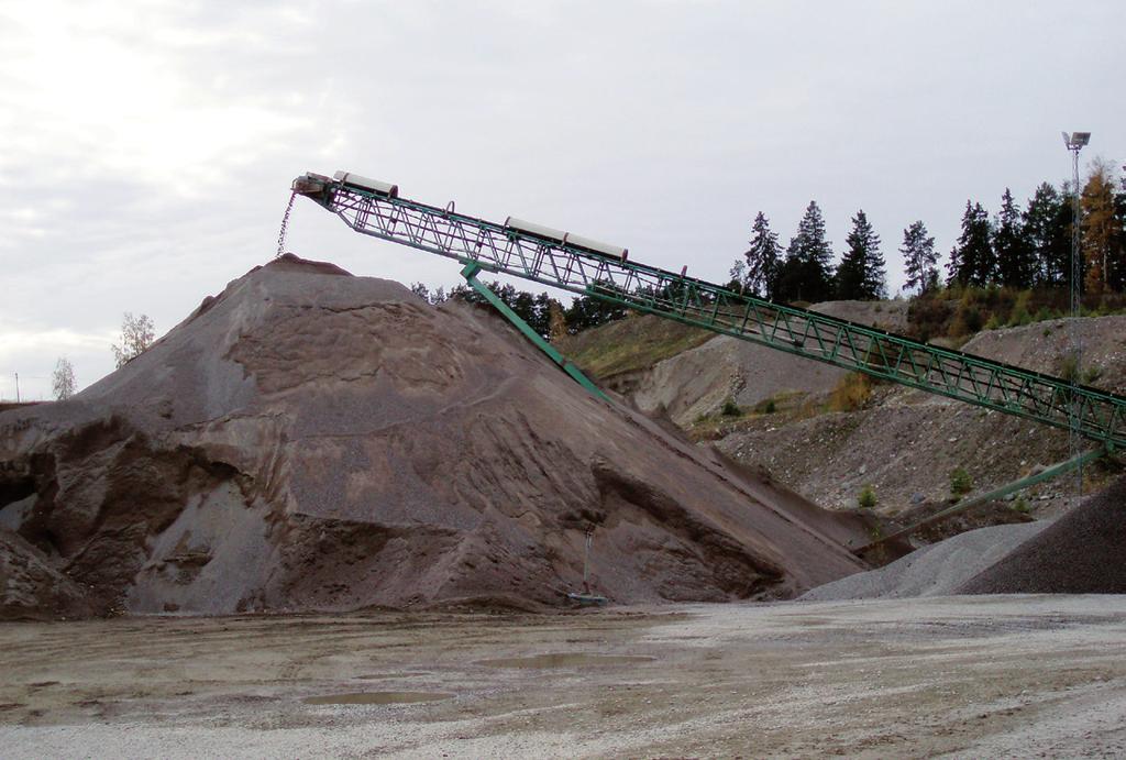 Leveranser av naturgrus år 2009 i procent per användningsområde The deliveries of natural sand and gravel in Sweden 2009 distributed as percentages on main uses Övrigt (Other uses) 23% Väg (Road