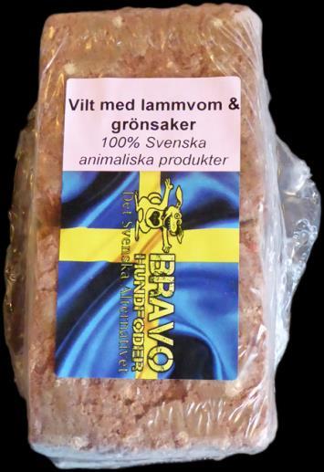 För den vanliga hunden. Hundar som inte tål vete. Hundar med dålig aptit För en bättre päls Innehåll: Animaliska produkter från svenska Lamm, Lammvom 40%.