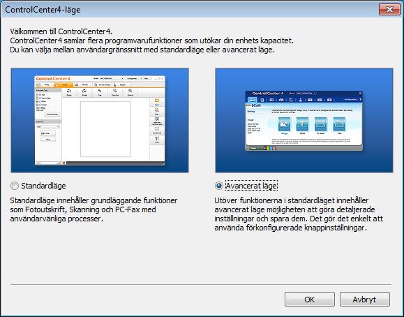 Kapitel 11 Skanna ett dokument som en PDF-fil med ControlCenter4 (Windows ) 11 (Mer information finns i uu Bruksanvisning för programanvändare: Skanning.