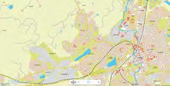 från regiontrafiken. Majo riteten av stadstrafikresenärerna har sin start- och målpunkt inom Borås tätort.