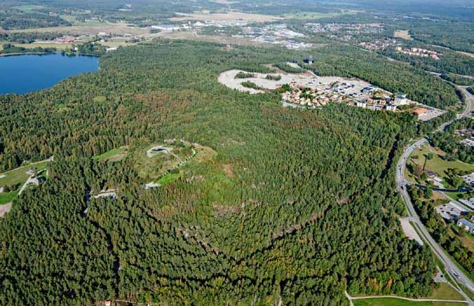 o Örnässjön Lillsjön Kungsängen Ortofoto med ungefärligt läge för programområdet (röd linje) som utgörs av två delområden program för