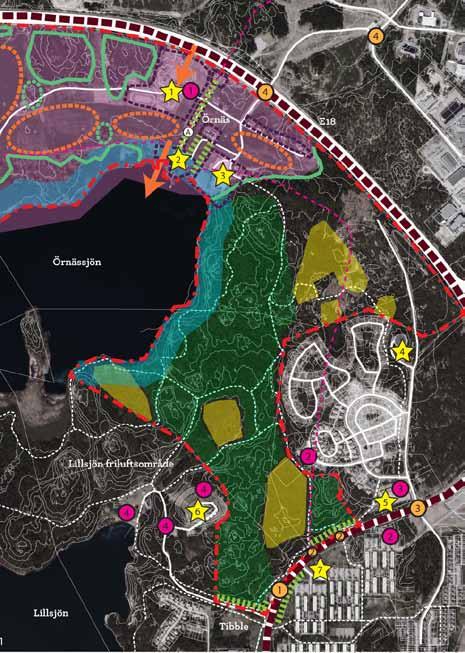 Arkitekter och Ingenjörer 2013. Hagmarken i norr utgörs till största delen av lera med inslag av berg och fastjordskullar. Tyngre byggnader bedöms behöva grundförstärkning med pålar.