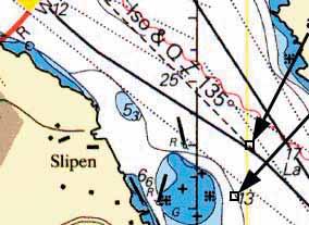 5 18 Ålands hav och Skärgårdshavet / Sea of Åland and Archipelago Sea * 1875 (T) Sjökort/Chart: 535, 536 Sverige. Ålands hav och Skärgårdshavet. O om Öregrund. Strömmätare. Prick tillfälligt utlagd.