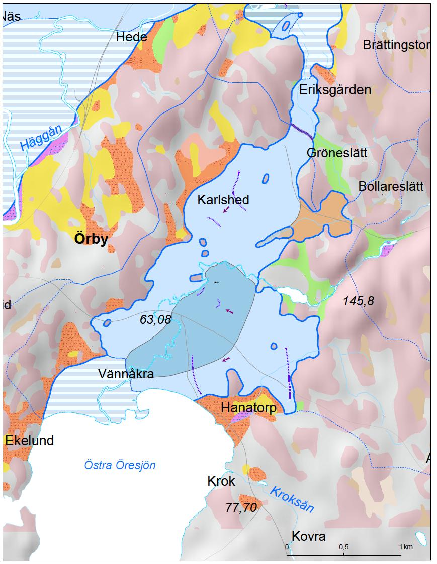 Grundvatten karta Örby