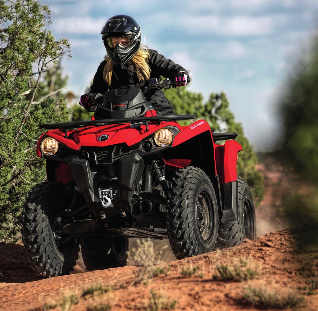 Outlander T3 ATV-traktorer omfattas av fordonsklass T3, d.v.s. EU-godkända traktorer. Högsta tillåtna hastighet för fordon i denna kategori är 40 km/tim.