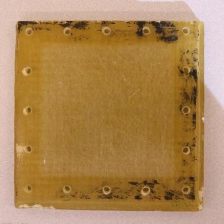 Figur 14 Vitning av fibrer efter exponering för kondensat Figure 14 Whitening of glass fibres after the exposure to condensate