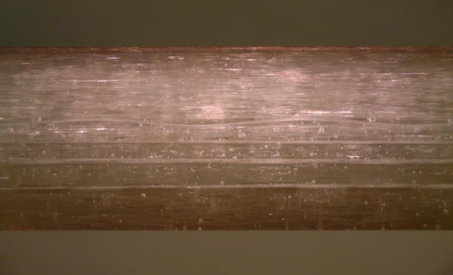 Barrier layer Figur 28 Polerat tvärsnitt av laminat