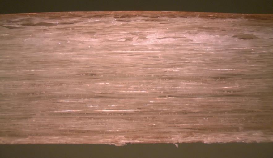 Barrier layer Delamination Figur 43 Delamineringsskador i laminat II-C Figure 43 Delamination damages in laminate II-C 5.