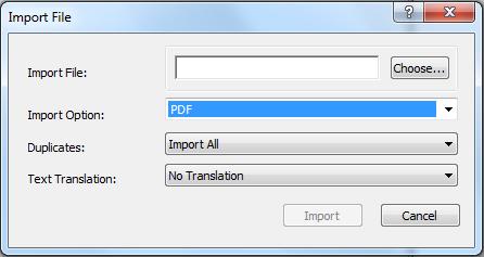Importera referenser via PDF-filer Om du har ett antal artiklar i PDF-format, kan du använda dessa för att extrahera referensdata och importera dem till EndNote.