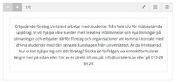 3. REDIGERINGSFunktioner Mail eller telefonnummer Dessa funktioner syns alltid i standardredigeraren, samt när du redigerar element i page-builder-läget. 1.