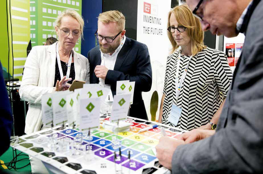 Som en del av konferensens program anordnades en interaktiv utställning, Mälarlabbet, där elva aktörer med anknytning till Mälartingets tema visade upp sina organisationer och projekt.