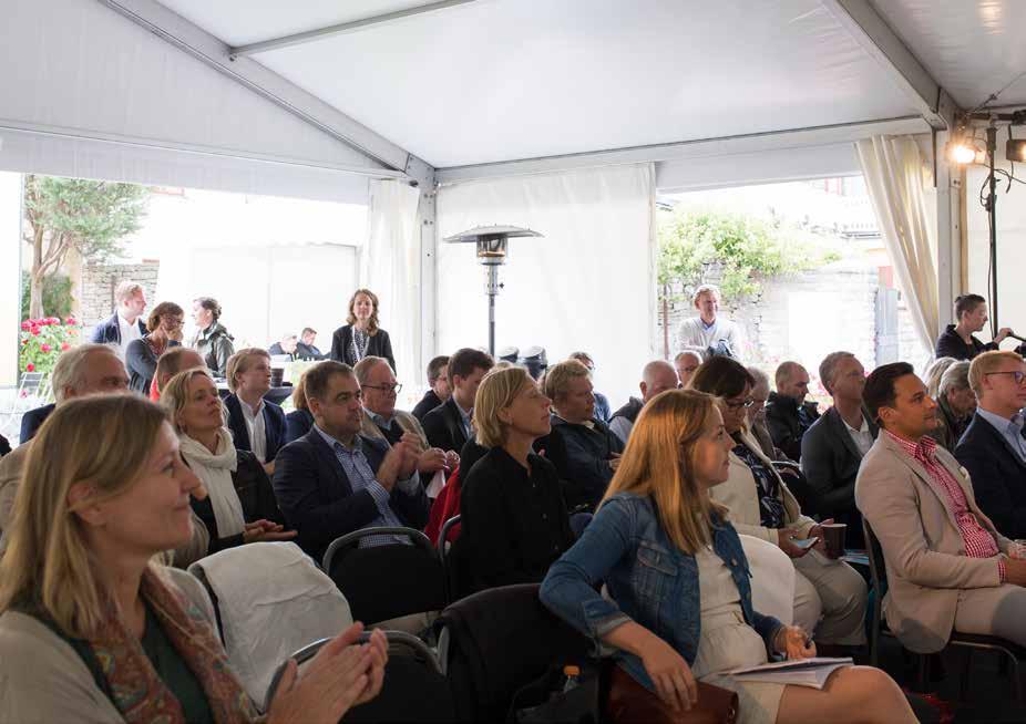 STORREGIONALA MÖTESPLATSER Almedalen Mälardalsrådets aktiviteter under Almedalsveckan koncentrerades till onsdagen den 6 juli.