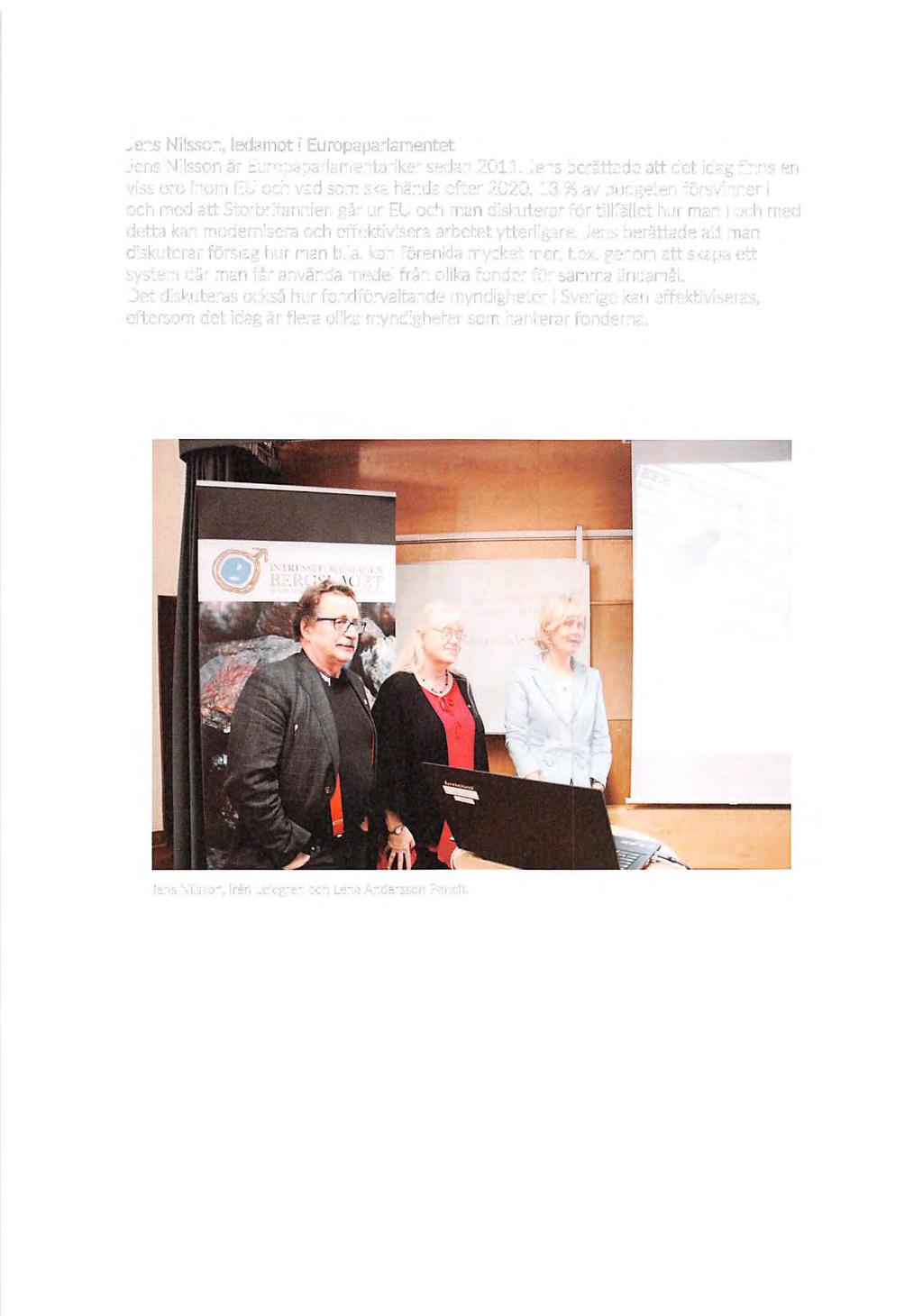 Jens Nilsson, ledamot i Europaparlamentet Jens Nilsson är Europaparlamentariker sedan 2011.