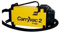 CarryVac 2 fungerar mycket bra både med ESA PSF Centrovac svetspistoler och vanliga sugmunstycken. Luften renas upp till 99.