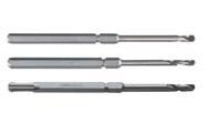 Verktyg 2601 Spiralborr med nedsvarvat fäste Med nedsvarvat cylindriskt fäste. HSS. Spiralvinkel 28. Spetsvinkel 118. Ånganlöpta. DDH1, insex 8 mm. DDH2, insex 10 mm.