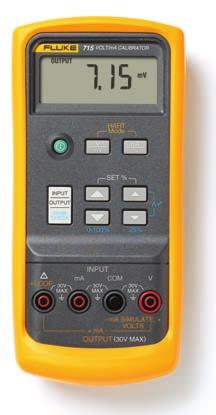 PROCESSKALIBRERINGSVERKTYG Fluke 715, 707 och 705 loopkalibratorer Ger enastående prestanda, hållbarhet och tillförlitlighet Fluke 715 Loopkalibrator Flukes 715 Volt/mA-kalibrator kan mäta loopström