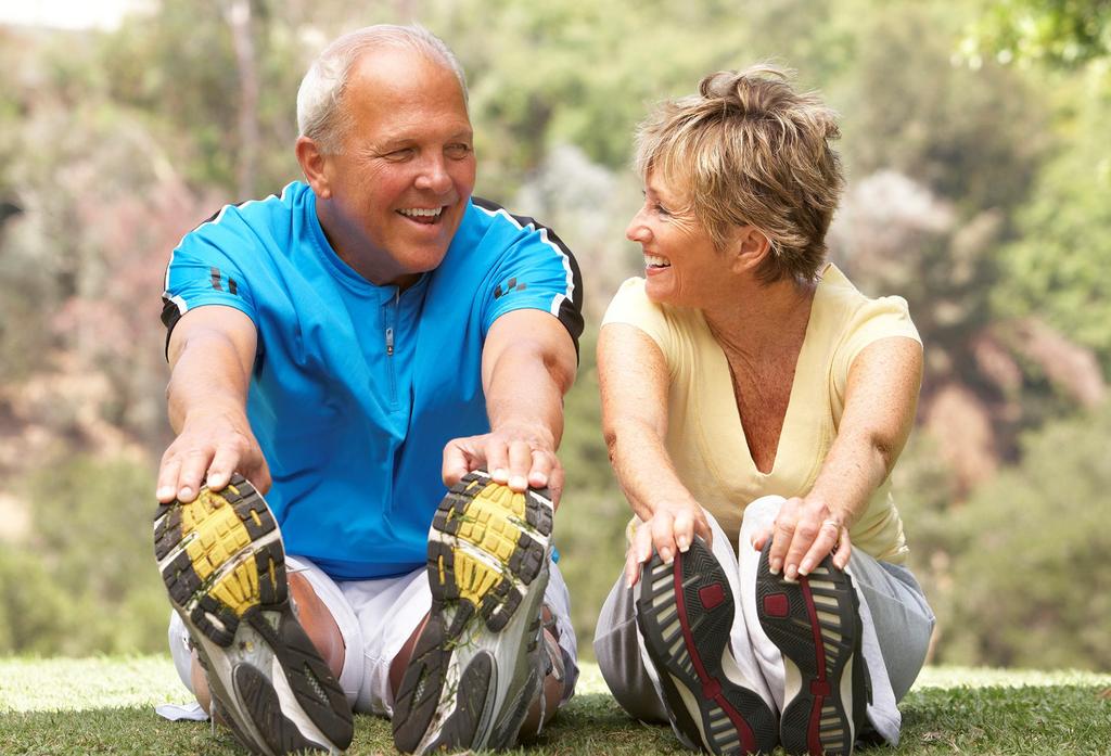 Träning och motion gör dig stark Forskning visar att träning och balansövningar minskar de skador du får om du faller.