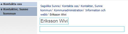 Redigera innehållet på sidan med ny kontaktinformation. Klicka på Spara och publicera Skapa en ny sida av typen personlig profil 1.