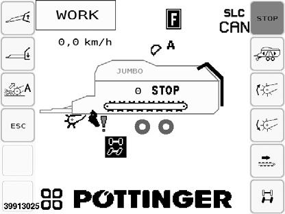 IOBU - TERMINAL Elektronisk tvångsstyrning (EZL) - felmeddelanden Fel i styrdatorn: ymbolen för tvångsstyrningsfel blinkar. 1. Kontrollera styrdatorn och åtgärda felet. 2.