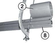 LZ = kraftöverföringsaxellängd, hopskjuten LB = kraftöverföringsaxellängd under driften Pu = profilövertäckning OBERVE- RA: Profilen skall övertäckas så mycket som möjligt (PU)!