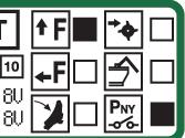 Power Control - TYRNING ensortest Maskininställning Man kommer till sensortest-indikeringen från WORK- eller DIAG-menyn genom att Man kommer till CONFIG-indikeringen från WORK- eller TET-menyn genom