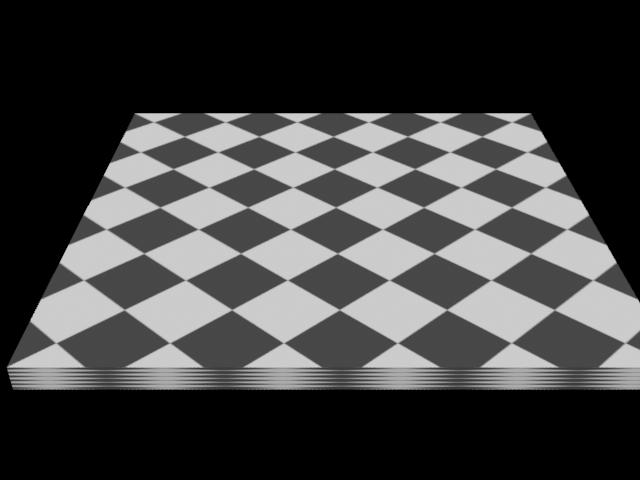 Uppgift 5 (6 p). En 3D-modellerare gör en textur för ett golv med kvadratiska plattor som skall ligga på diagonalen i 45 graders vinkel mot väggarna. (Se bild nedan till vänster.