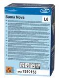 (7508311) 42044 Suma Nova free L6 10 l dnk Suma Select free A7 Torkmedel Ett högkoncentrerat neutralt torkmedel för alla vatten. Effektiv skumdämpande förmåga. ph ca 7.