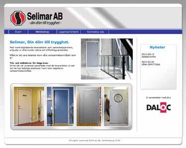 Selimars Webbshop Gå in på vår hemsida www.selimar.